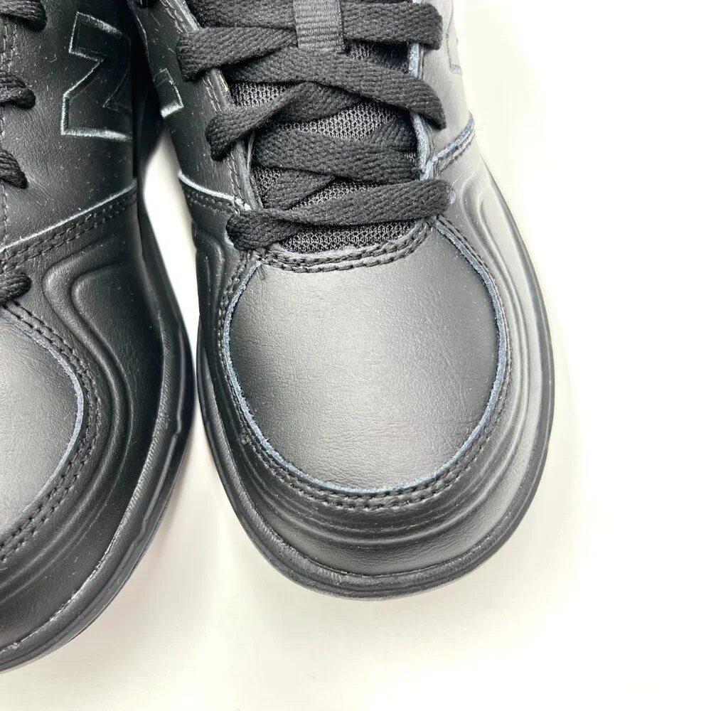 New Balance Womens Size 6.5 Black Leather 813‎ V1 Lace Up Walking Shoes Sneakers